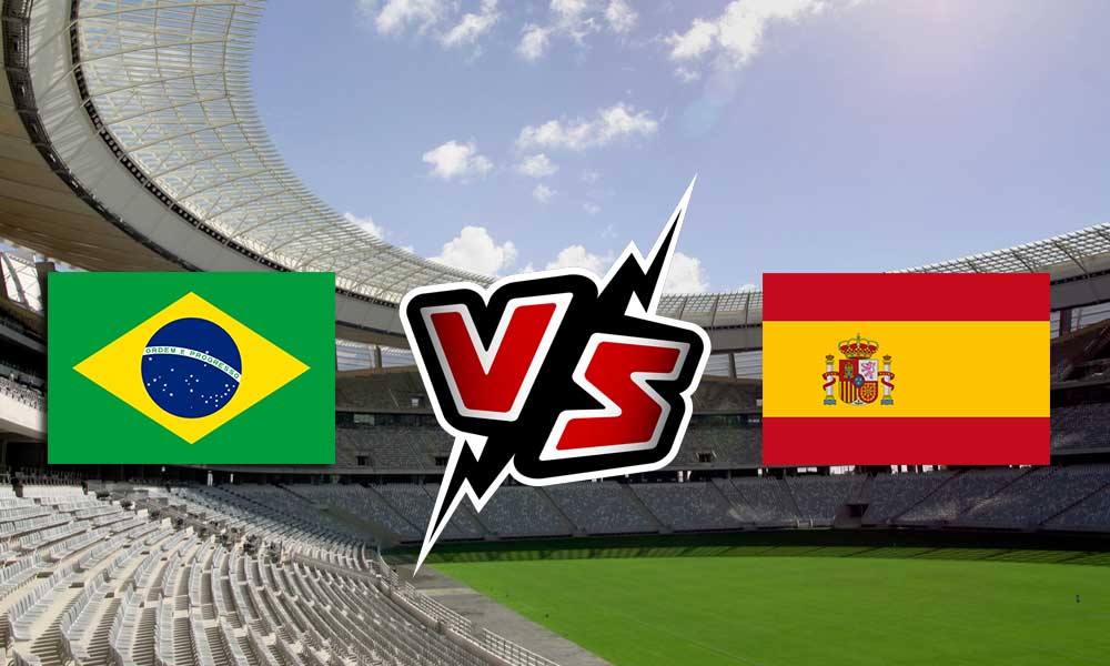 إسبانيا و البرازيل بث مباشر